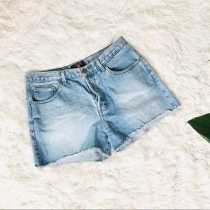 Vintage American Eagle Dungarees Shorts Hi Waist